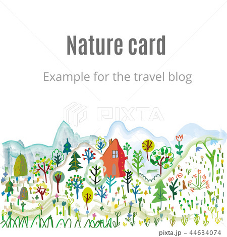 Nature Card For The Blog Illustrationのイラスト素材 Nature Card For The Blog Illustrationのイラスト素材