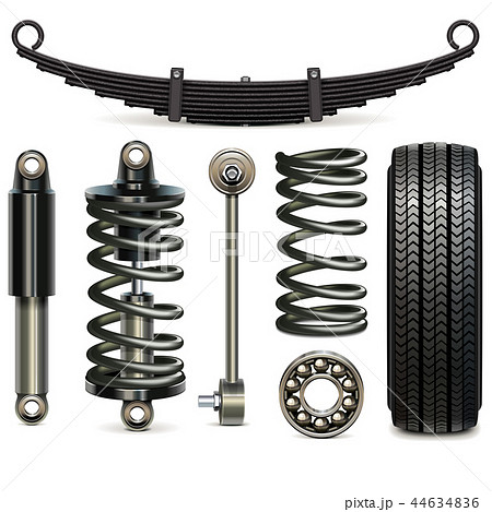 Vector Car Suspension Parts 44634836