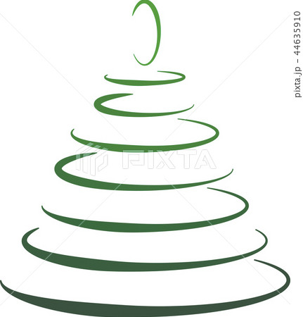 Christmas tree in a minimalist style. Vector Icon Christmas tree in a minimalist style. Vector Icon 44635910