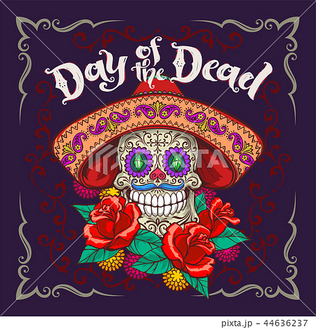 Dia de los muertos vector 44636237