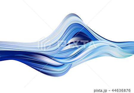 Abstract colorful vector background, color flow liquid wave 44636876