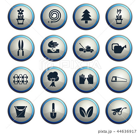 landscape design icon set landscape design icon set 44636917