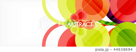 Circle composition abstract background 44638694