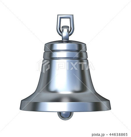 Silver bell 3D render 44638865