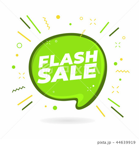 Flash Sale banner design template. 44639919