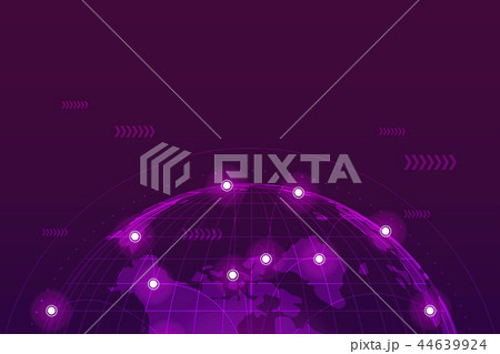 Global business network connection. Global business network connection. 44639924