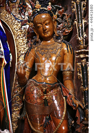 in a Buddhist monastery in Tibet 44641680