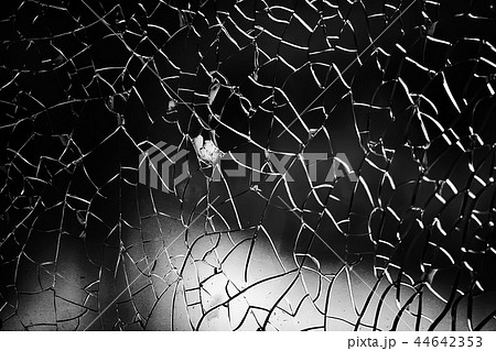 cracks on glass texture broken glass transparent 44642353