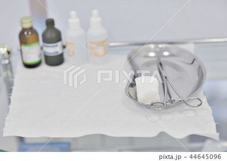 medical surgical instruments clinic, medical table, concept surgery, medicine, consultation, clinic, health 44645096