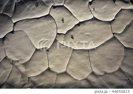 soil corrosion cracks on the ground 44650815