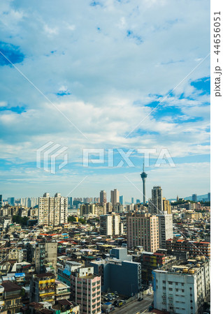 Beautiful architecture building cityscape of macau city Beautiful architecture building cityscape of macau city 44656051