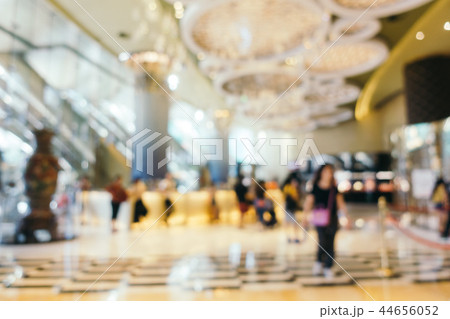 Abstract blur and defocused hotel lobby interior 44656052