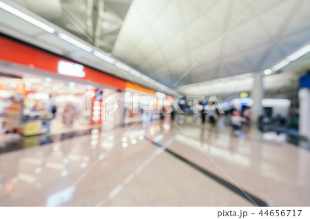 Abstract blur and defocused airport terminal interior Abstract blur and defocused airport terminal interior 44656717