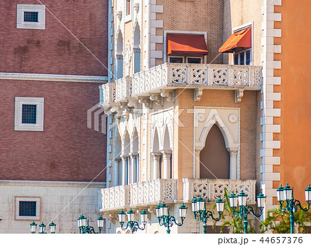 Beautiful architecture building with window exterior in italy style 44657376