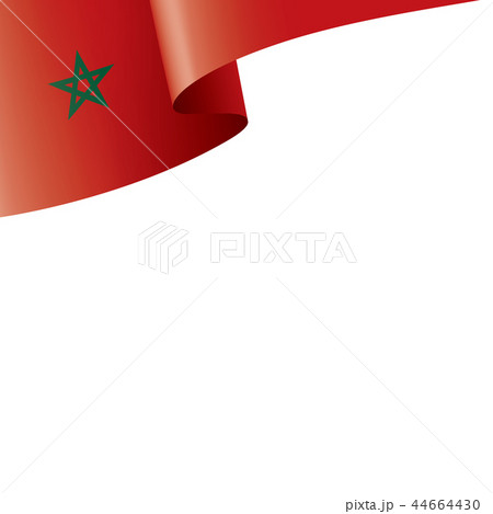 Morocco flag, vector illustration on a white background 44664430