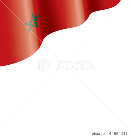 Morocco flag, vector illustration on a white background 44664431