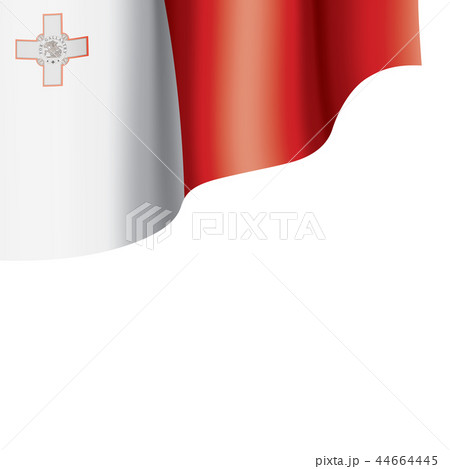 Malta flag, vector illustration on a white background 44664445