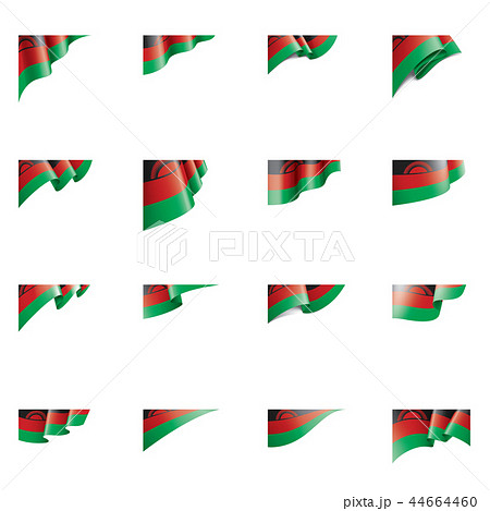 Malawi flag, vector illustration on a white background 44664460