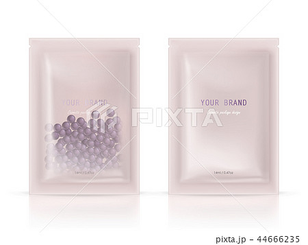 package for cosmetic product with granules 44666235