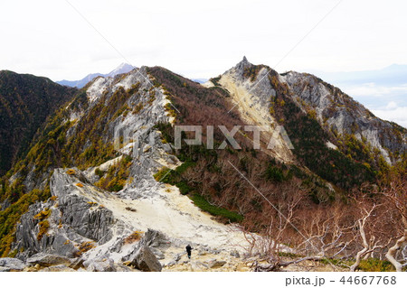 鳳凰三山 地蔵岳への道 鳳凰三山 地蔵岳への道 44667768