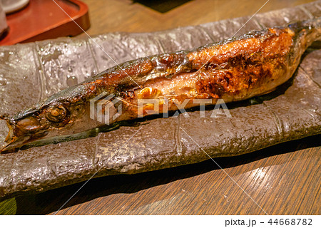 焼き秋刀魚 秋の味覚 44668782