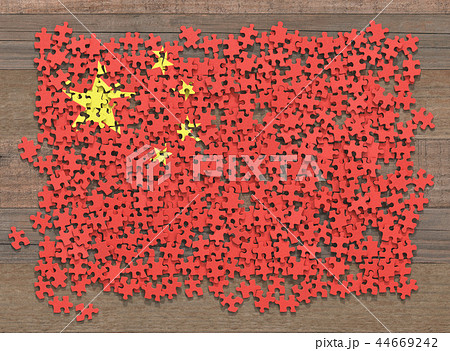 China Flag Puzzle 44669242