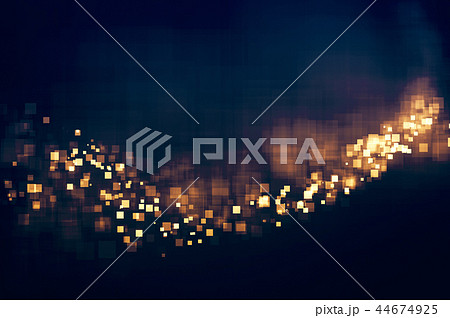 Gold glitter lights abstract defocused background 44674925