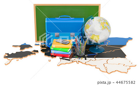 Back to school or education in Estonia concept Back to school or education in Estonia concept 44675582