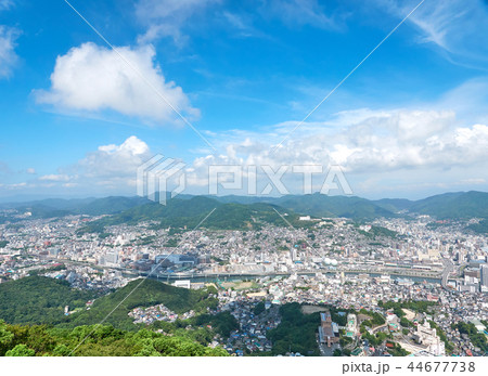 都市風景　長崎市　稲佐山からの眺望 44677738