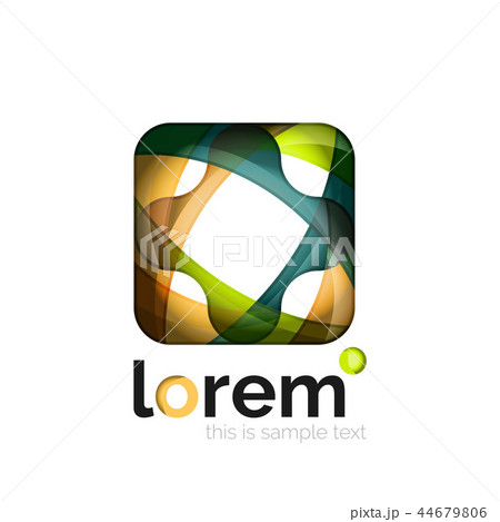 Geometric convergence vector business icon 44679806