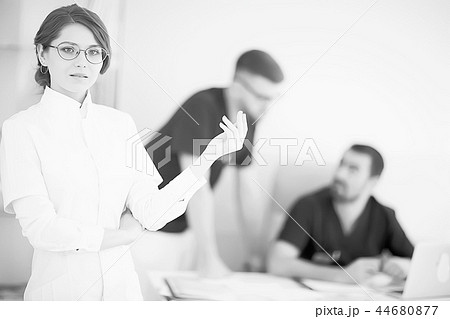 ambulance doctor / medical clinic, doctors in medical uniform, emergency medical assistance 44680877
