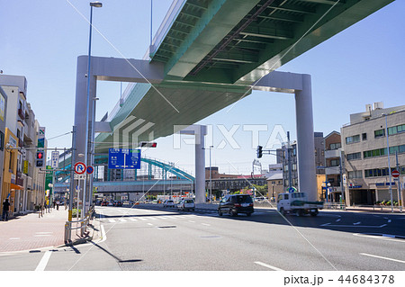 名古屋市熱田区　都市風景　名古屋市営地下鉄　六番町駅　付近 江川線 44684378
