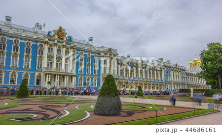 The Catherine Palace timelapse hyperlapse is a Rococo palace located in the town of Tsarskoye Selo Pushkin 44686161