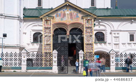 Yaroslavl, Russia, the church of Elijah the Prophet Ilia Prorok in Yaroslavl timelapse Yaroslavl, Russia, the church of Elijah the Prophet Ilia Prorok in Yaroslavl timelapse 44686837