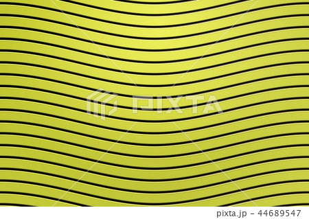 3d rendering, black curved line on yellow plastic 44689547