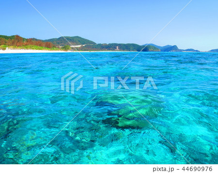 沖縄 座間味島 海 ビーチ 風景 沖縄 座間味島 海 ビーチ 風景 44690976