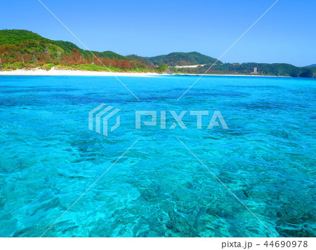沖縄 座間味島 海 ビーチ 風景 沖縄 座間味島 海 ビーチ 風景 44690978