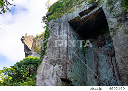 【千葉県】鋸山日本寺の百尺観音と地獄のぞき 44692160