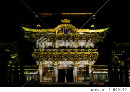 日光東照宮 陽明門 ライトアップ ( 栃木県 日光市 ) 日光東照宮 陽明門 ライトアップ ( 栃木県 日光市 ) 44699149