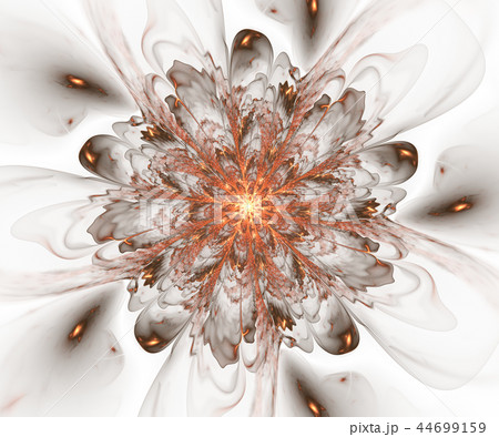 Beautiful glass winter pattern with snowflakes 44699159