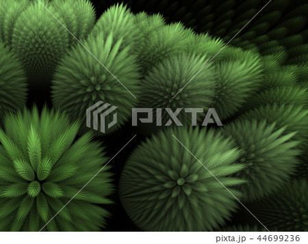 Colorful and dynamic feathered fractal spikes 44699236
