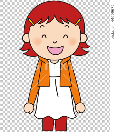 女孩微笑 女孩微笑 44699673