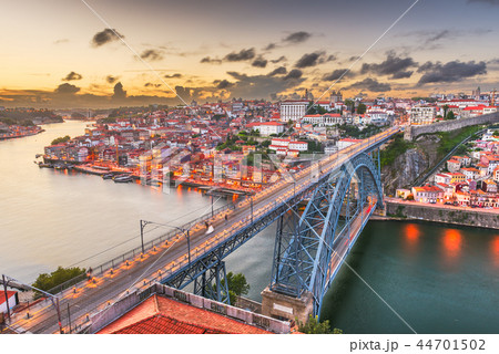 Porto, Portugal Skyline over the Douro River Porto, Portugal Skyline over the Douro River 44701502