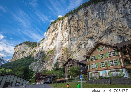 Waterfall in Lauterbrunnen Switzerland 44703477