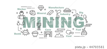 mining vector banner 44703581