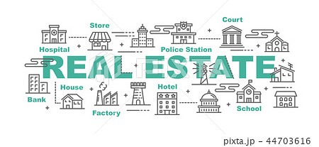 real estate vector banner real estate vector banner 44703616