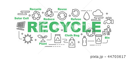 recycle vector banner 44703617
