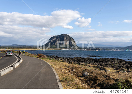 済州島 浜 車道 44704144