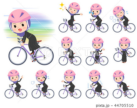 Arab women_road bike Arab women_road bike 44705510