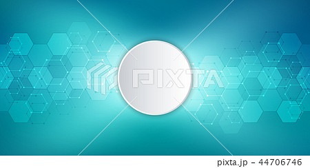 Molecular structure and chemical elements. Abstract molecules background. Science and digital Molecular structure and chemical elements. Abstract molecules background. Science and digital 44706746